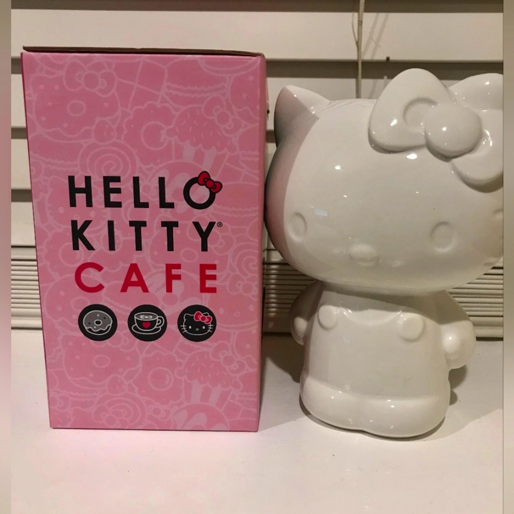 Hello Kittu Cafe Tiki Ceramic Glass